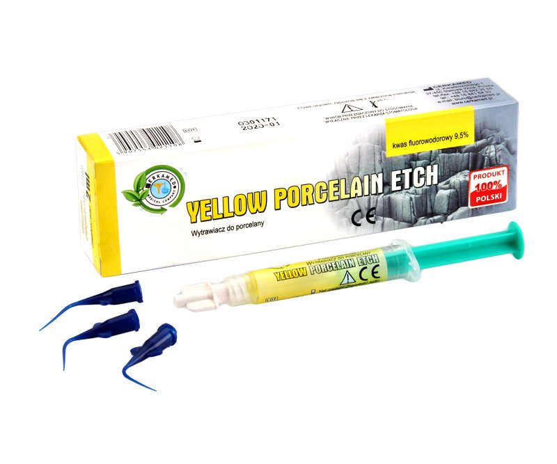 Wytrawiacz do porcelany YELLOW PORCELAIN ETCH 2ml