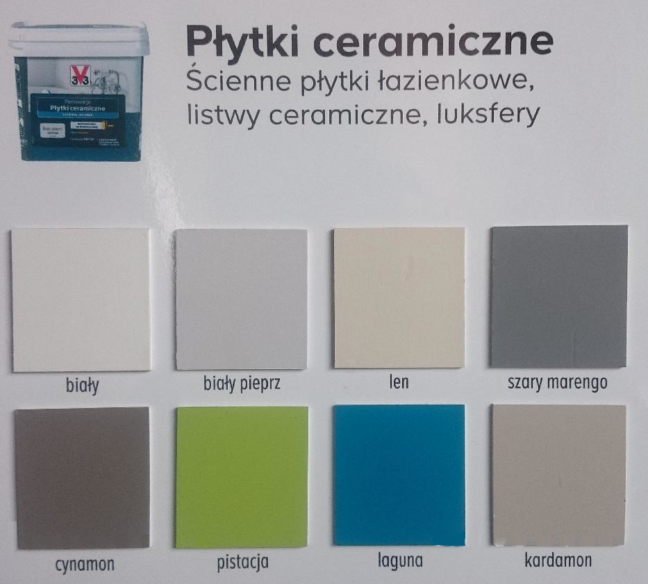 V33 Farba Renowacji Płytek Ceramicznych Biały 7544029426 oficjalne