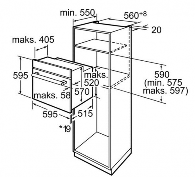 Bosch hba43s360e духовой шкаф