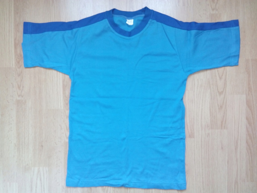 koszulka spodnie wojskowe sportowe niebieski M