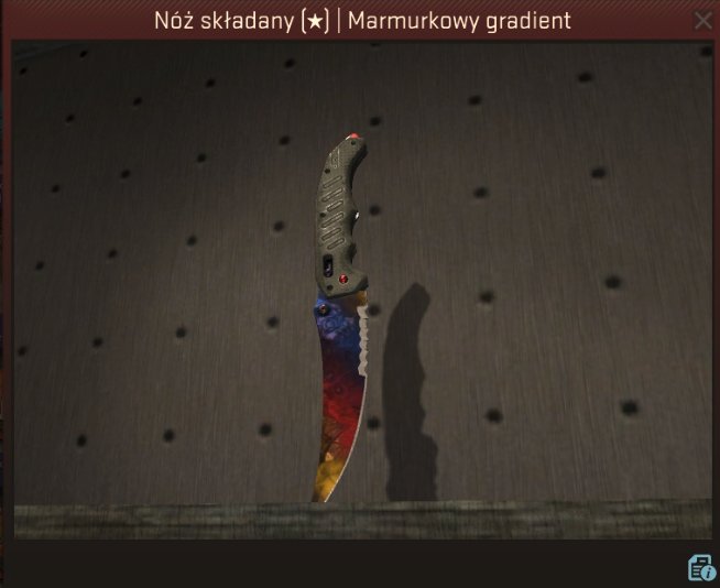 CS:GO Flip Knife Marble Fade (Factory new)! Okazja