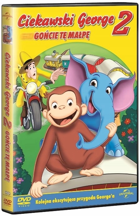 CIEKAWSKI GEORGE 2 - GOŃCIE TĘ MAŁPĘ DVD Folia