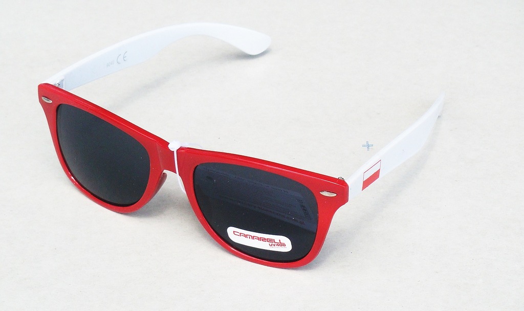 OKULARY KIBICA POLSKA WAYFARER od CAMARELL