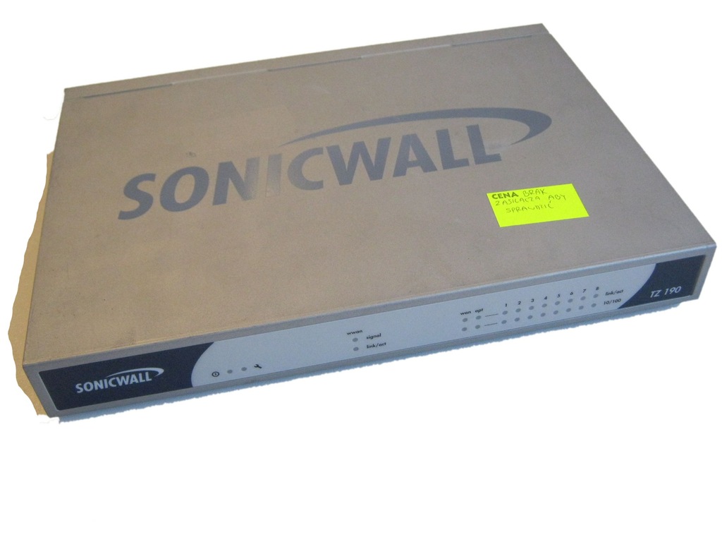 sonicwall tz 190 firewall  8 port
