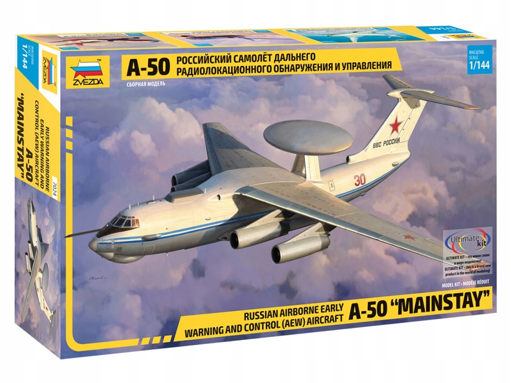 Samolot Berijew A-50 Mainstay model 7024 Zvezda