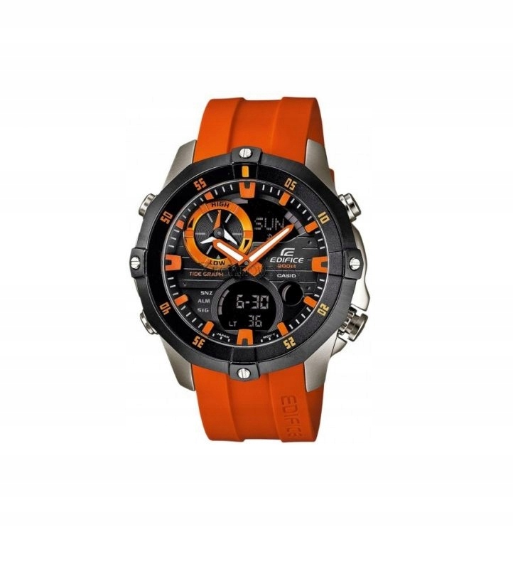 ZEGAREK CASIO EDIFICE EMA 100 POMARA CZOWY 7501138617 oficjalne archiwum Allegro