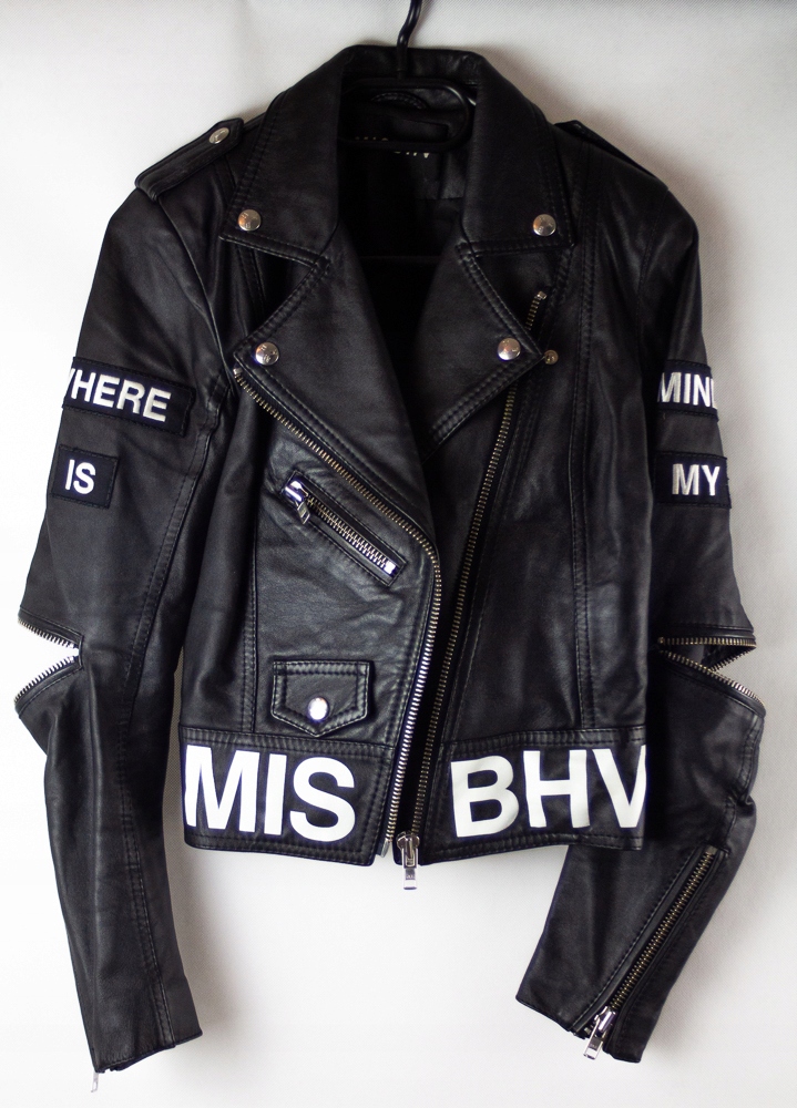 MISBHV where is my mind skórzana ramoneska XS