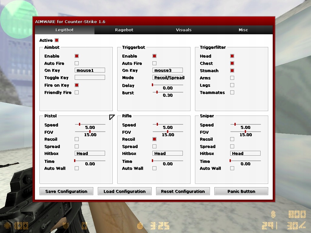 CHEAT CS 1.6 CS:GO AIMWARE