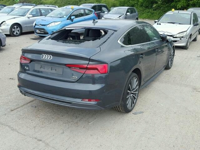 AUDI A5 F5A 2017R 2,0 TDI S-LINE ZDERZAK TYŁ LX7L
