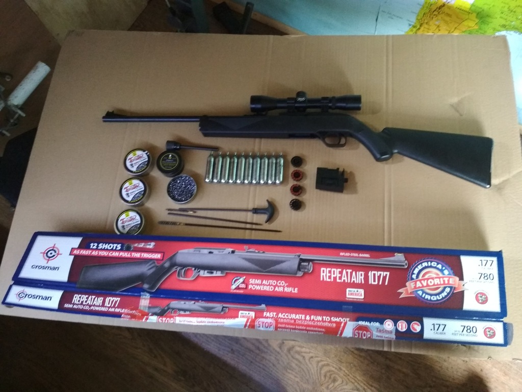 Wiatrówka crosman 1077
