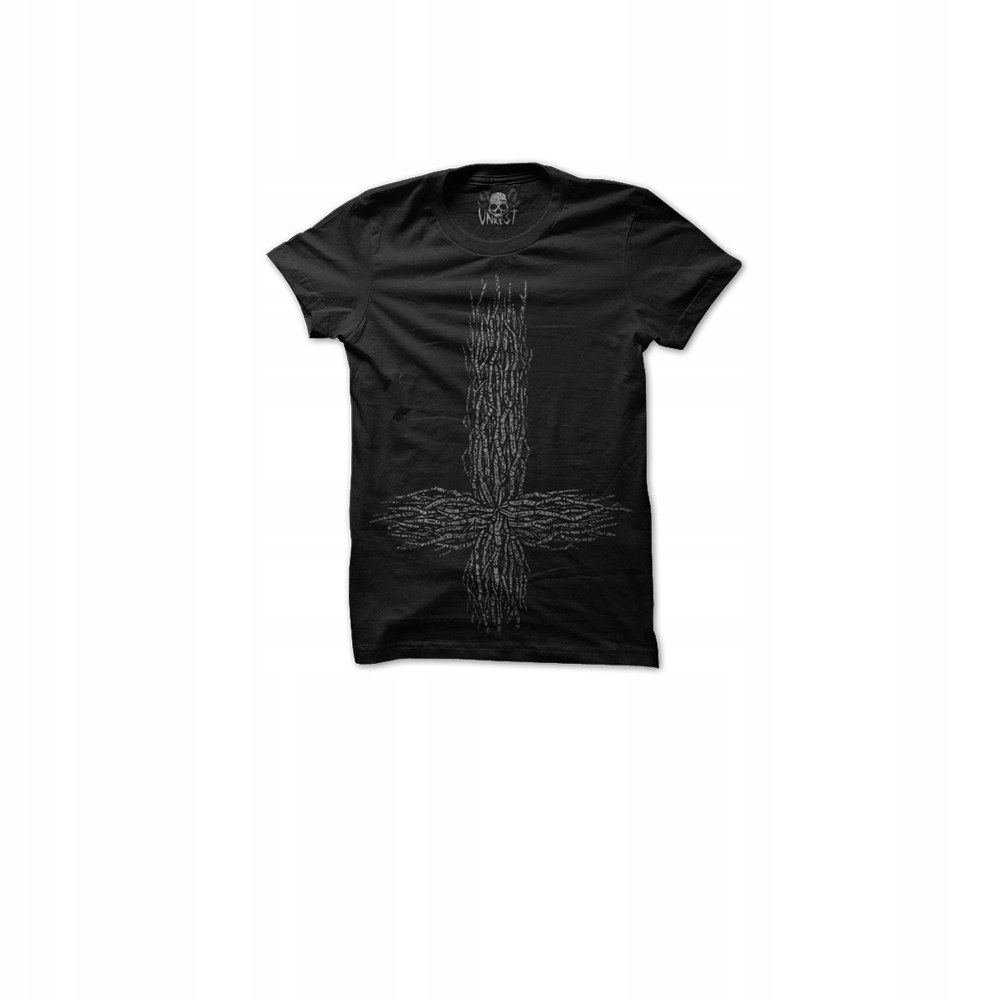 T-shirt odwrócony krzyż Unrest Clothing metal 666