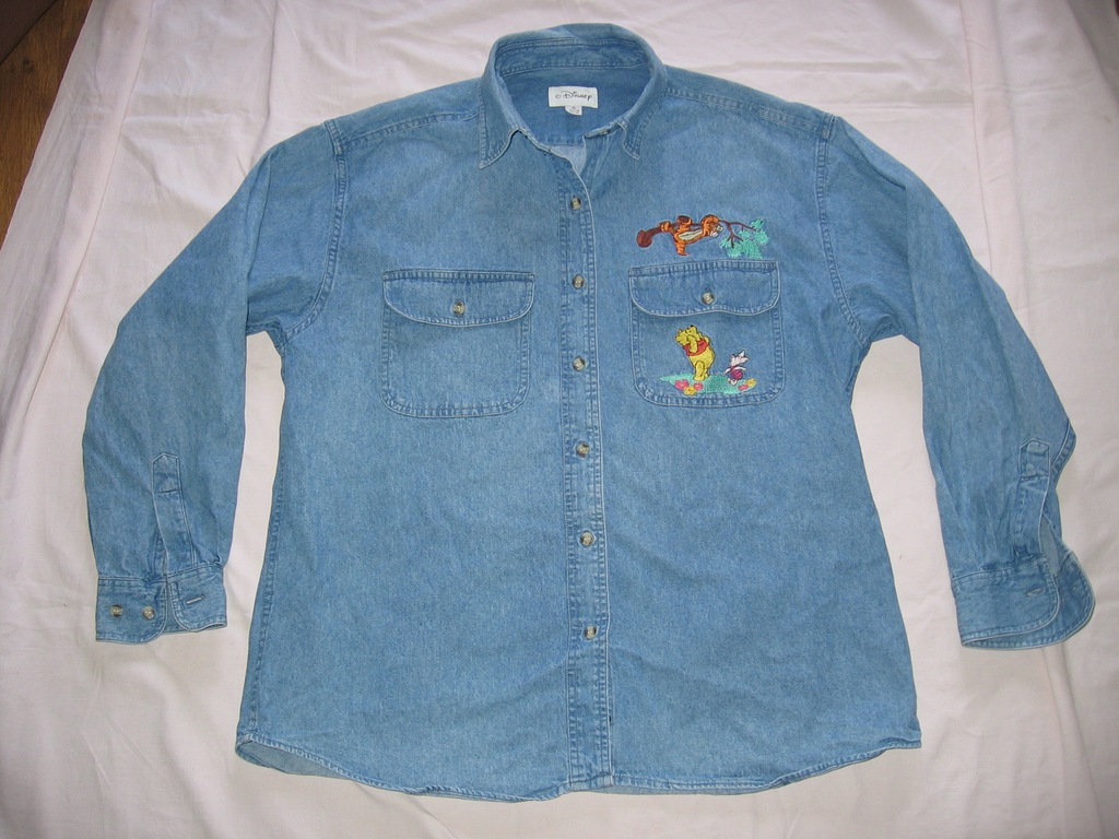 koszula jeans dżinsowa XL Disney Kubus Puchatek HQ