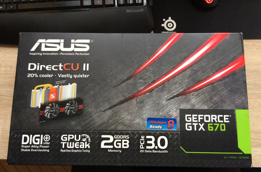 Asus Geforce Gtx 670 2gb Ddr5 Directcu Ii 7202743277 Oficjalne Archiwum Allegro