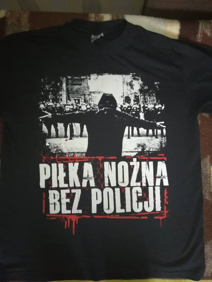 Koszulka kibica Piłka Nożna Bez Policji L