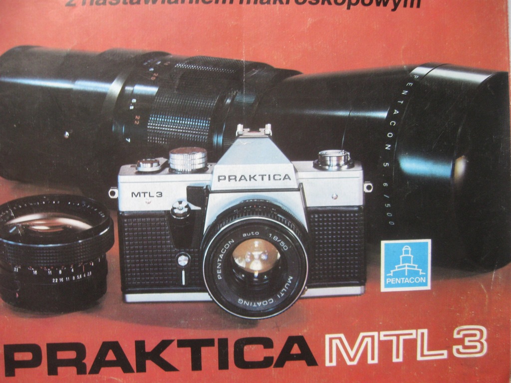 Aparat fotograficzny PENTACON Praktica MTL 3