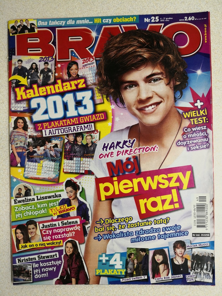 BRAVO NR 25/2012 - HARRY ONE DIRECTION !!!!!!!