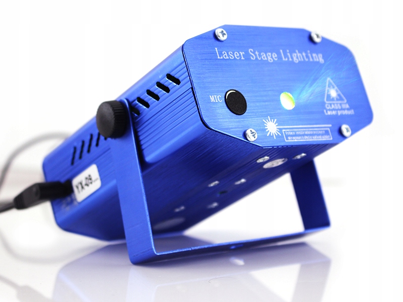Światło dyskotekowe lasery animacyjne star shower