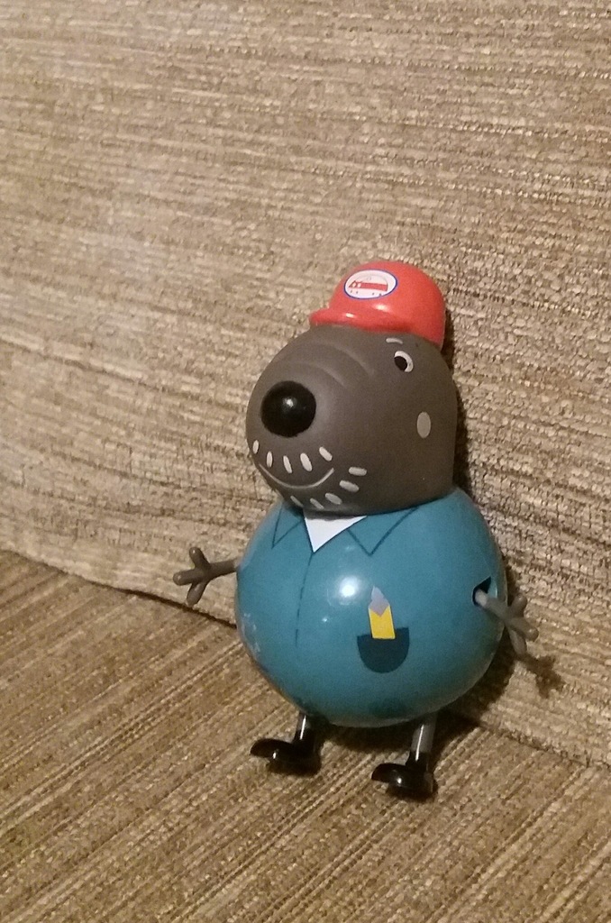 Pig Peppa Świnka Figurka z bajki DZIADEK PIES