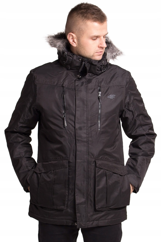 4F Kurtka męska zimowa długa Z17KUM00660 L 7600609712 oficjalne