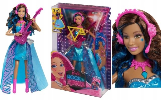 LALKA BARBIE ROCKOWA KSIĘŻNICZKA ERIKA PIOSENKARKA