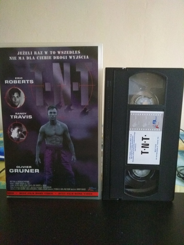TNT - Olivier Gruner- unikat VHS- Best Film