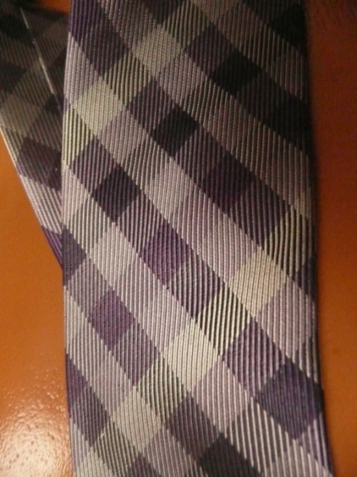 krawat PIERRE CARDIN jedwabny kratka NOWY silk