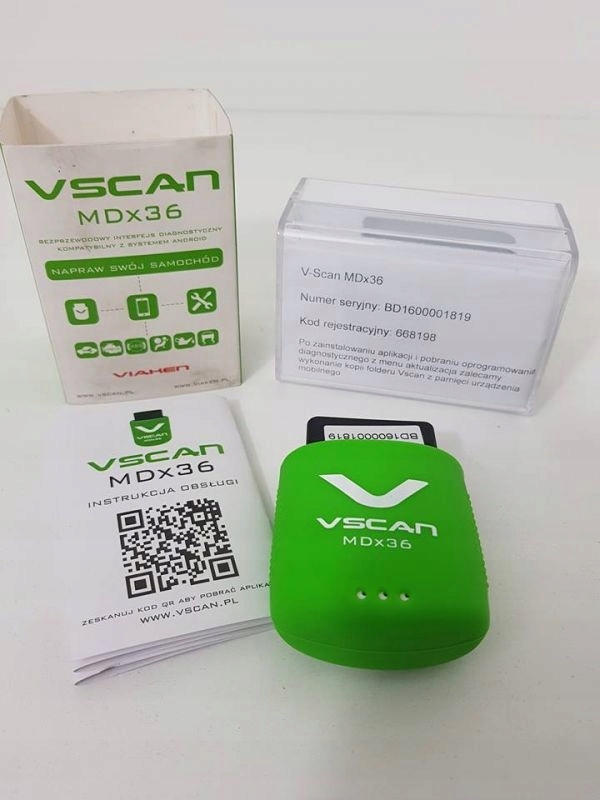 INTERFEJS BLUETOOTH ANDROID VSCAN MDX36