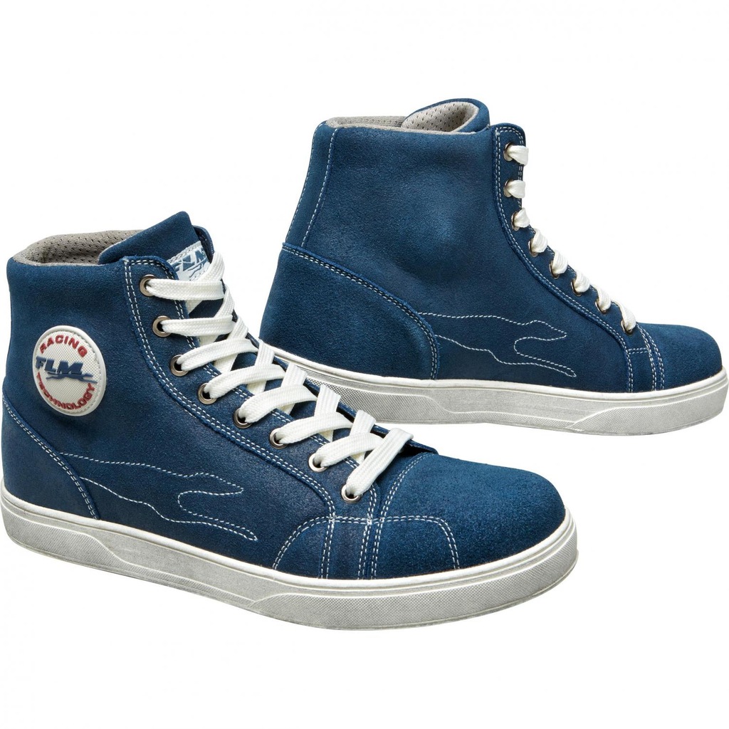 FLM CITY TRAMPKI BUTY MOTOCYKLOWE NIEBIESKIE 39