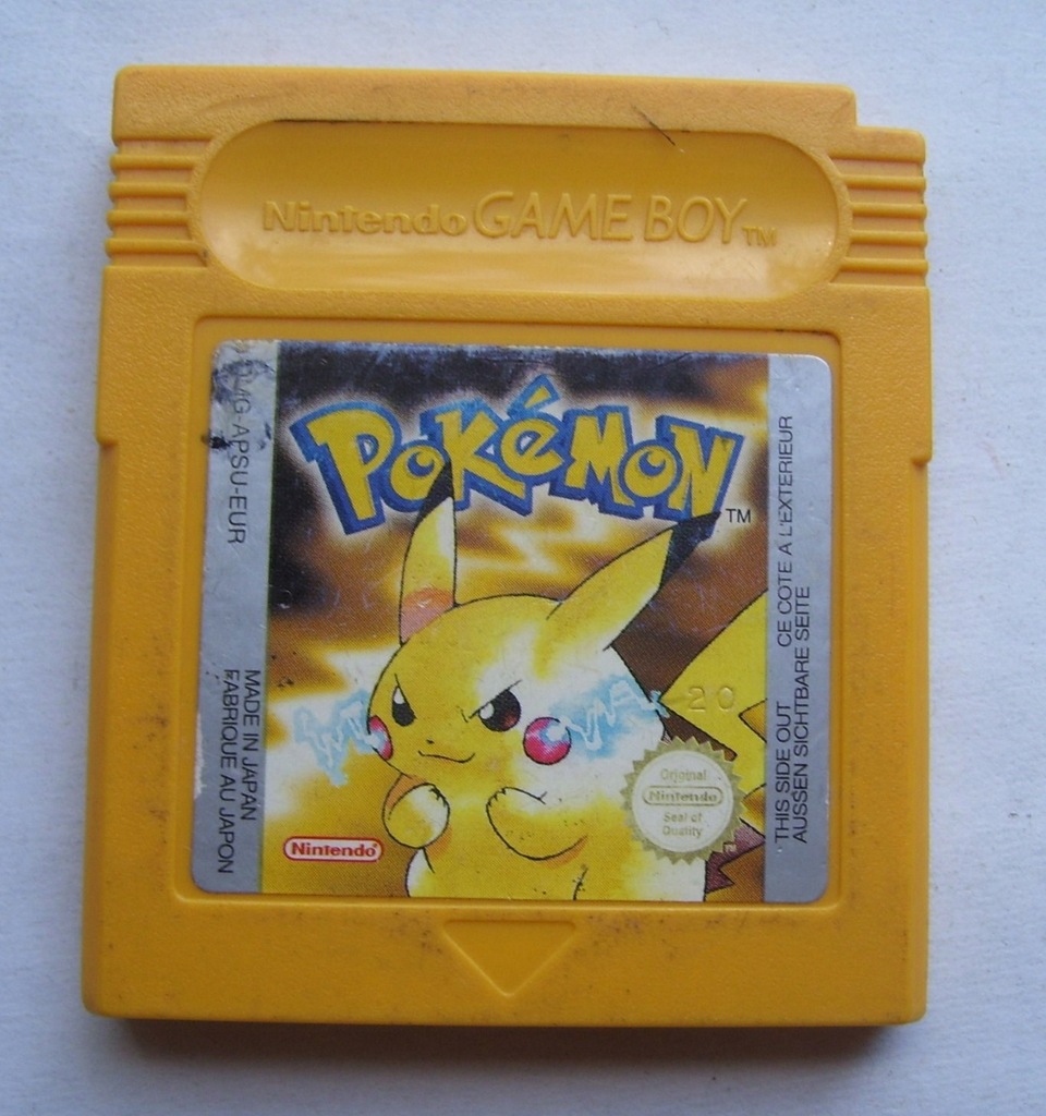 POKEMON gra GameBoy Color Nintendo Pikachu nr1