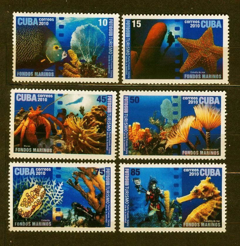 KUBA** Morskie zwierzęta Mi 5355-60