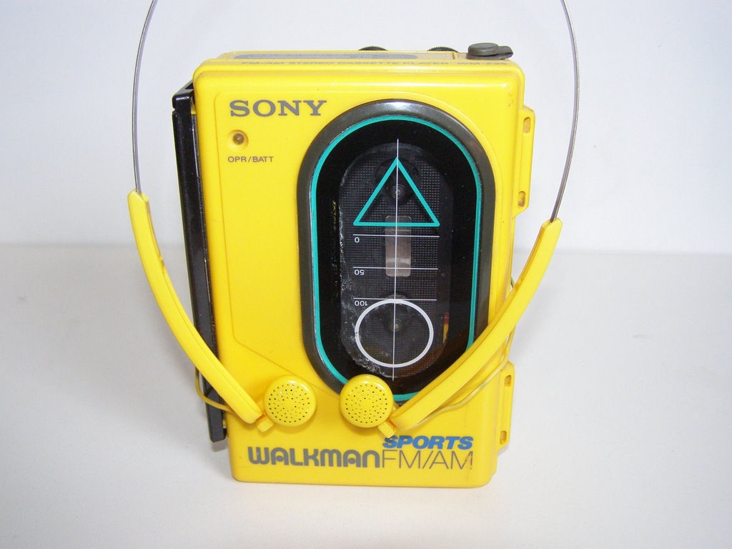 Walkman SONY FM/AM WM-F35 SPORTS z radiem z 1984