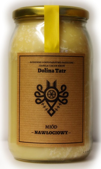 Miód nawłociowy 0,9l Pasieka Dolina Tatr