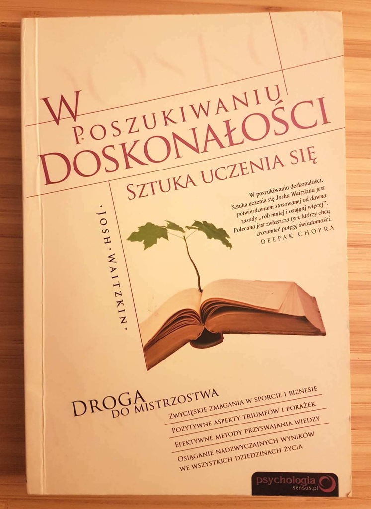 Ksiażka Josh Waitzkin - Sztuka uczenia się *unikat