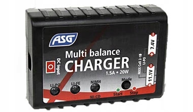 ASG - Ładowarka do baterii - NiCd, NiMH, LiPo, Li-