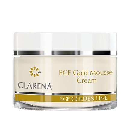 CLARENA KREM ZE ZŁOTEM EGF GOLD MOUSSE CREAM 50ML