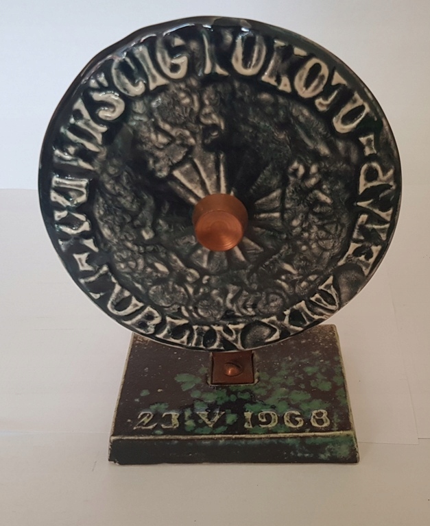 MEDAL WYŚCIG POKOJU XXI ETAP XIV LUBLIN 23 V 1968