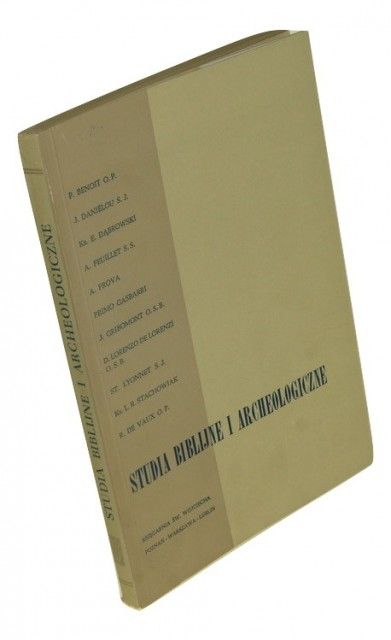 Studia biblijne i archeologiczne [1963]