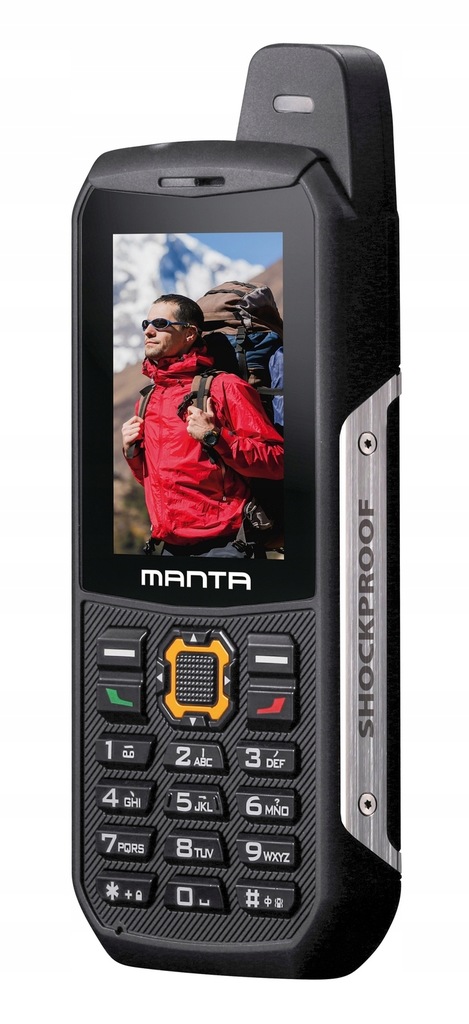 Pancerny telefon Manta Rocky TEL92413 Mp3 BT IP68