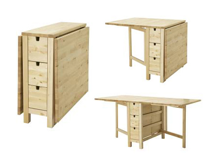 Stół rozkładany biurko Ikea Norden