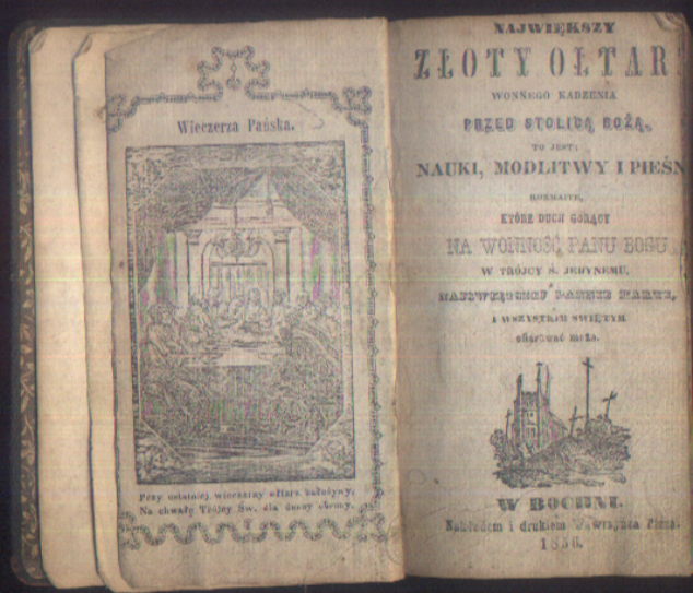 NAJWIĘKSZY ZŁOTY OŁTARZ modlitwy Bochnia 1856