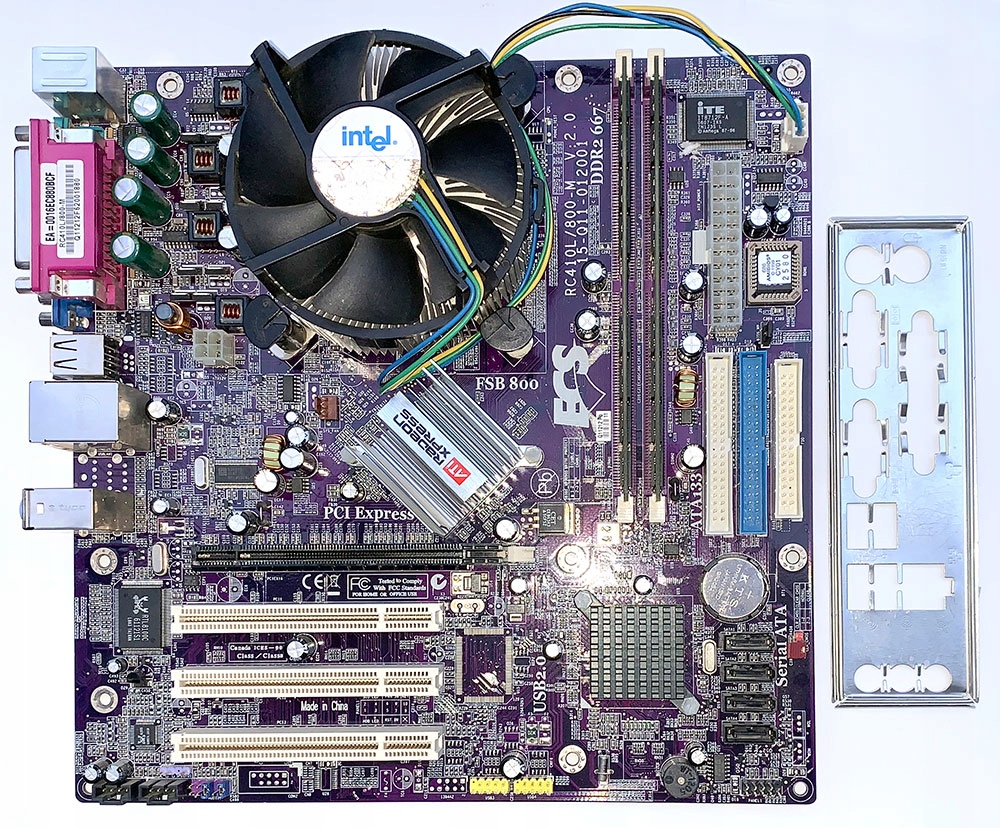 Zest. ECS RC410L/800-M + CPU P4 531 + 2GB RAM