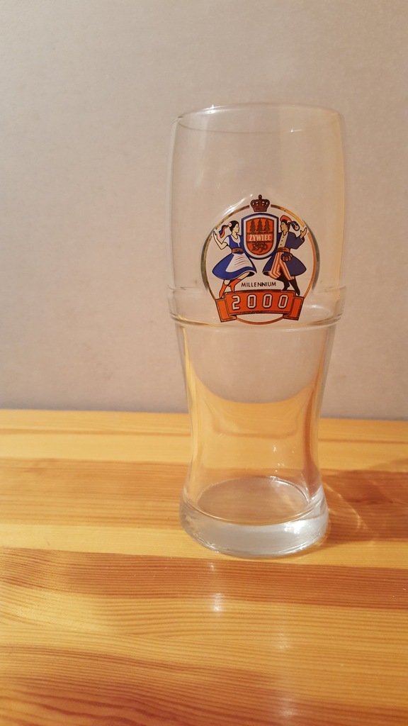 szklanka ŻYWIEC MILLENNIUM 2000 0,3