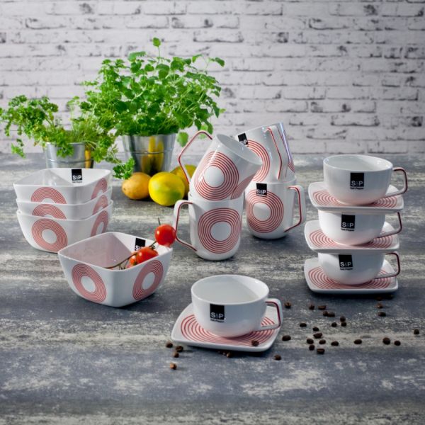 Salt&Pepper Komplet 4 kubków Circa OUTLET 7398817926 oficjalne