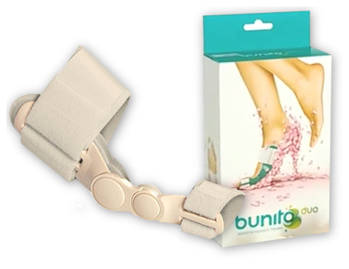 aparat BUNITO DUO haluksy KOREKTOR HALLUX VALGUS