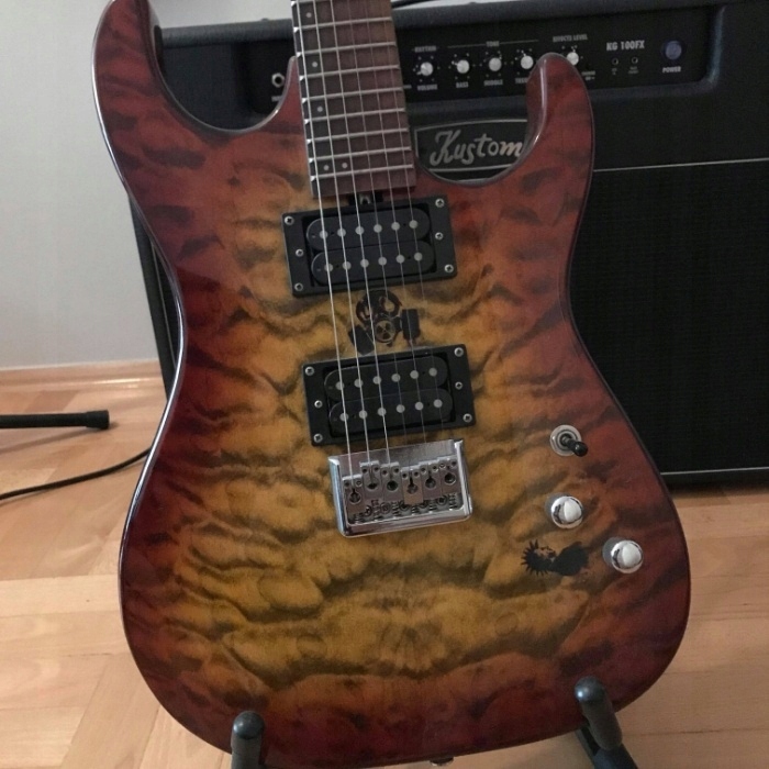Gitara ELEKTRYCZNA WASHBURN X12 QVS KRAKÓW GRATIS