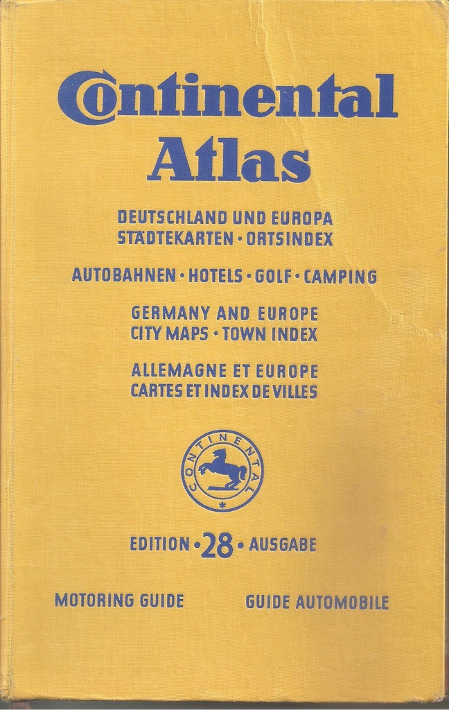 CONTINENTAL ATLAS Z 1958 ROKU - EDYCJA 28.
