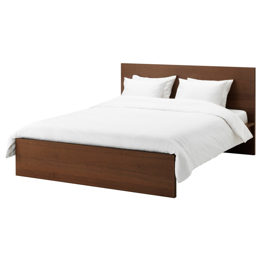 IKEA MALM rama łóżka wysoka 160x200cm + dno +belka