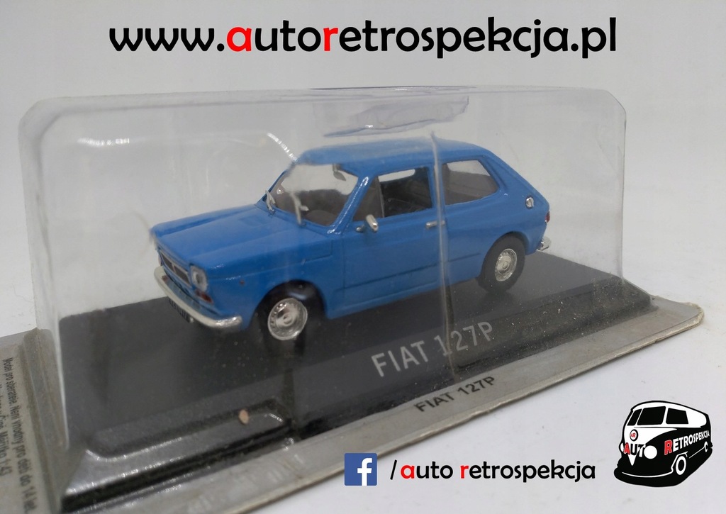 model Fiat 127p - ZŁOTA KOLEKCJA 1:43