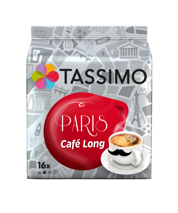 TASSIMO PARIS CAFE LONG 16 kapsułek kawy