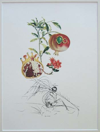 Salvador Dali FLORDALI Granat i anioł '355